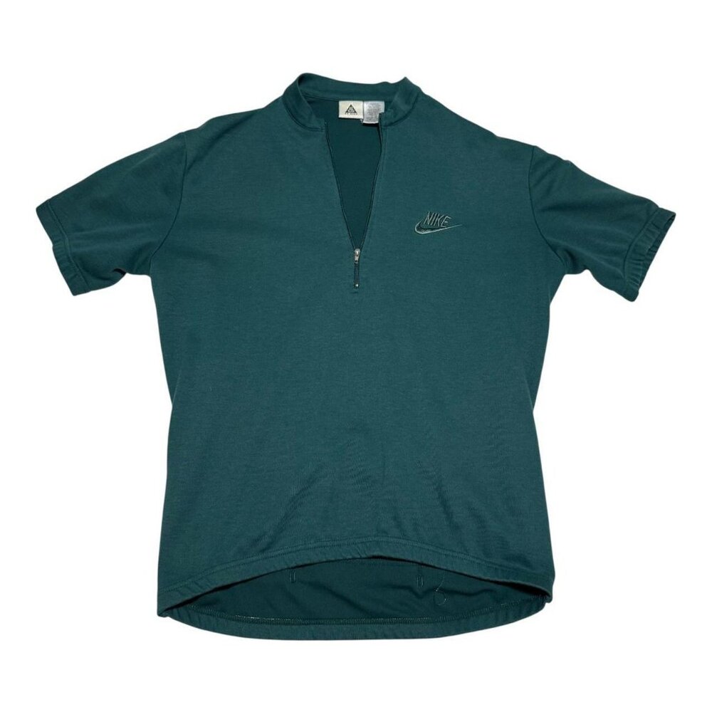 Vintage 90s Nike‎ ACG Embroidered Cycling Jersey Shirt Men’s Medium